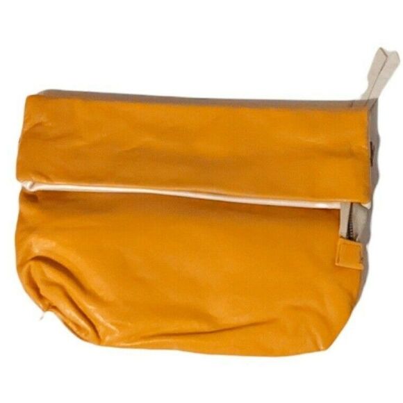 Latico Thandie Cross Body Bag 100% Leather Metal White Gold Removable Strap NWT - Picture 1 of 6